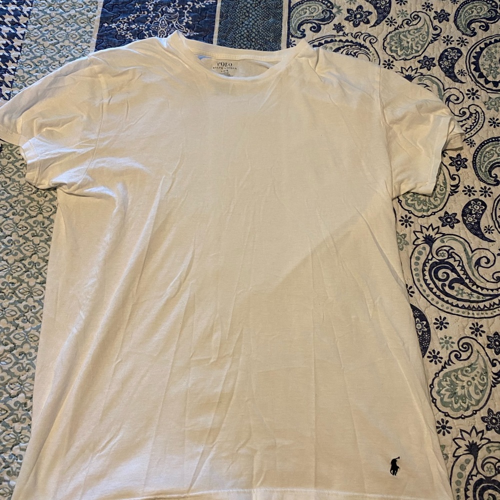Polo Ralph Lauren White Tee-Shirt [PERFECT CONDITION]